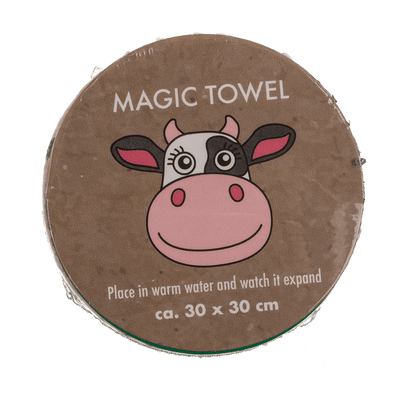 Magic cotton towel, Farm Animals,