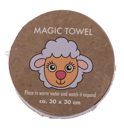Magic cotton towel, Farm Animals,