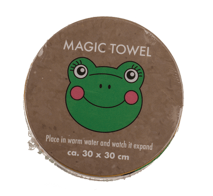 Magic cotton towel, Farm Animals,