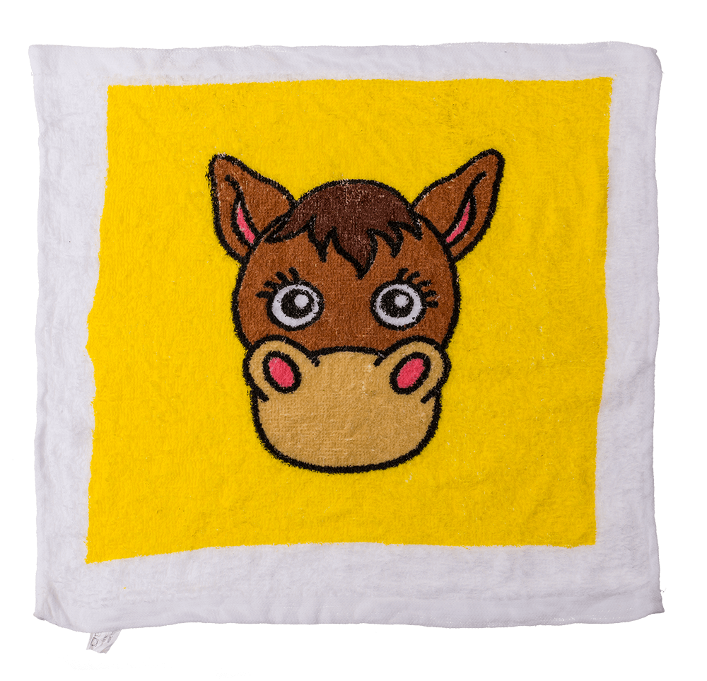 Magic cotton towel, Farm Animals,