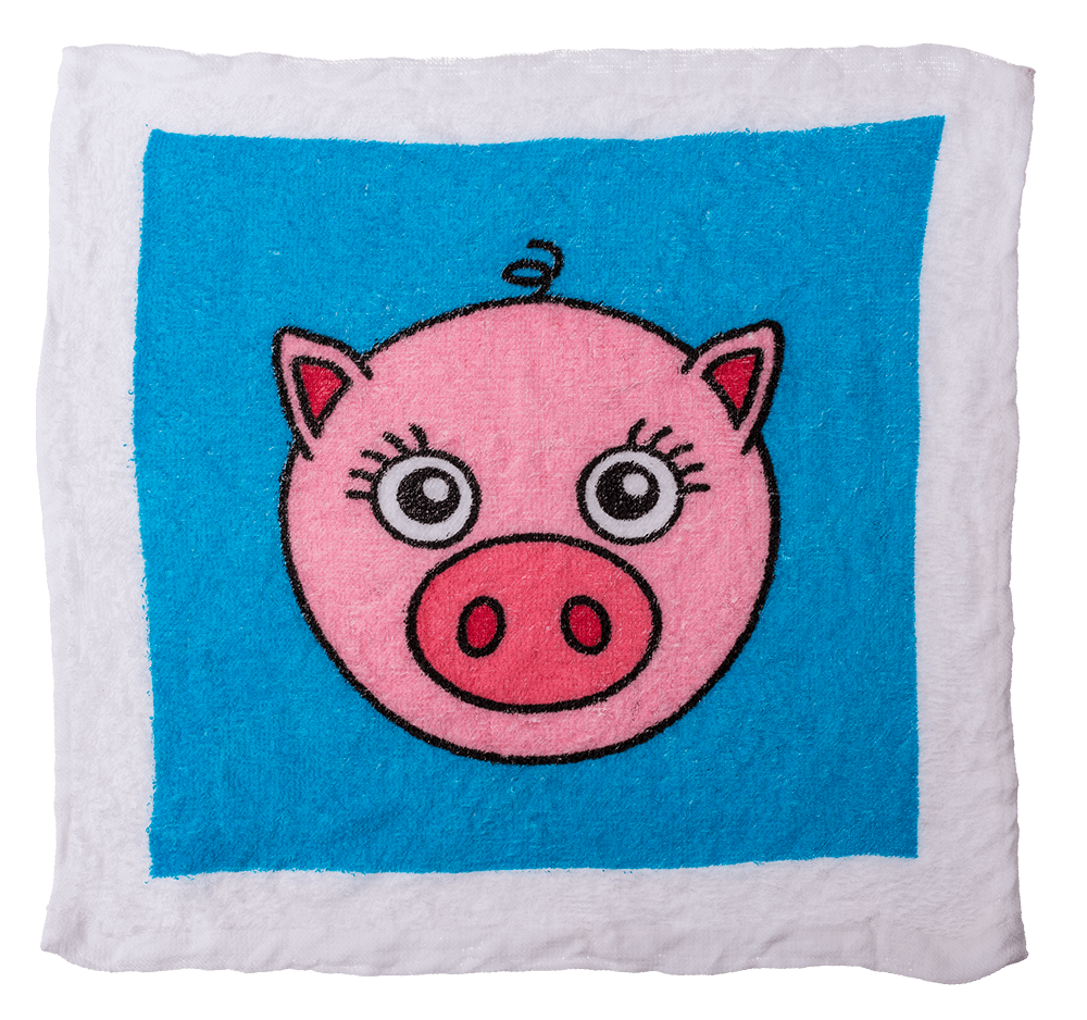 Magic cotton towel, Farm Animals,