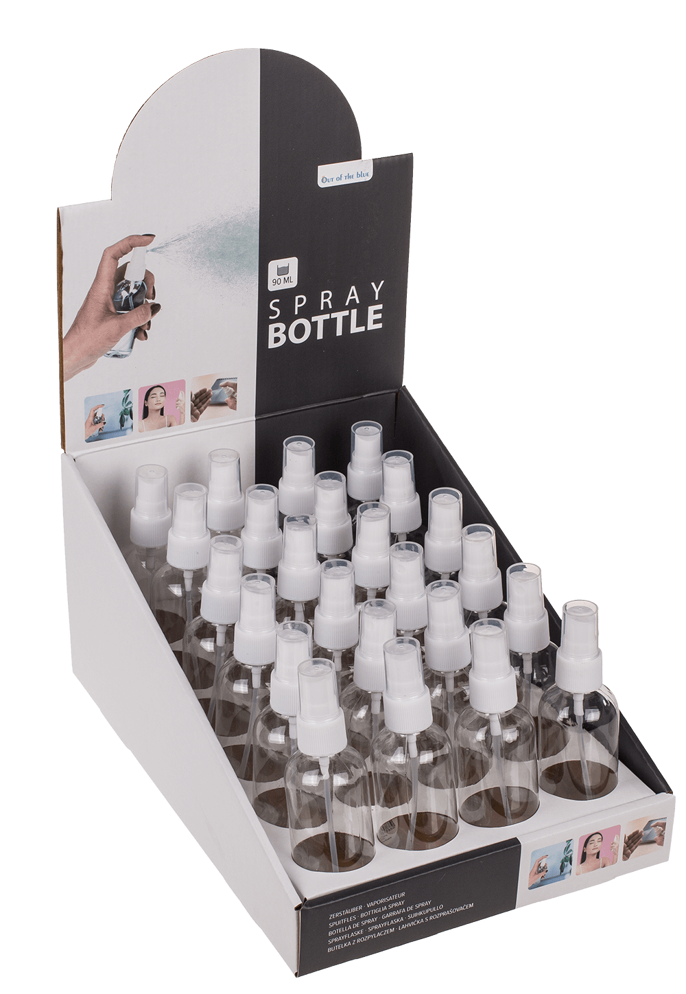 Spray bottle, for ca. 100 ml,