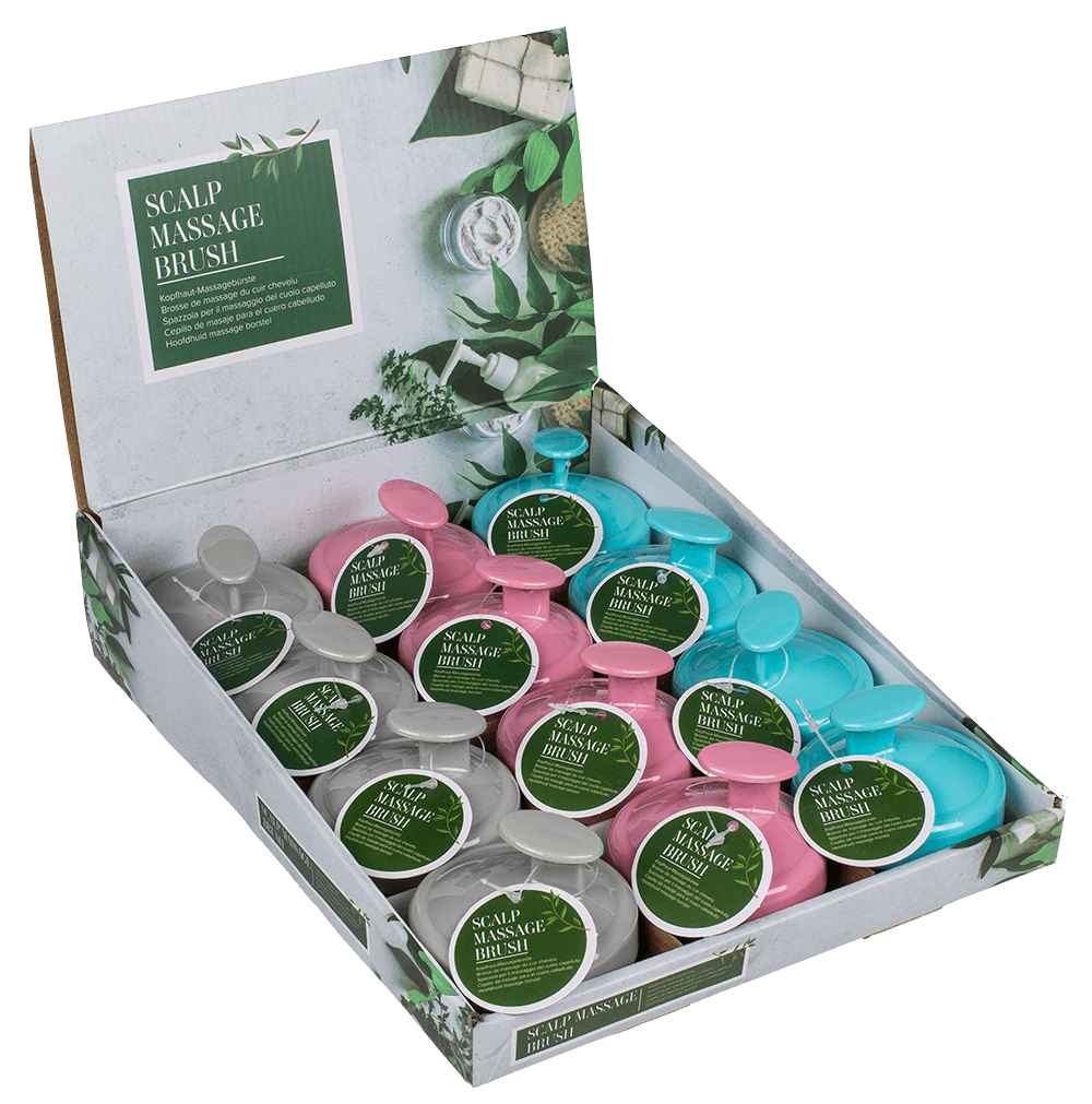 Scalp Massage Brush, ca. 7 x 7 x 5,5  cm,