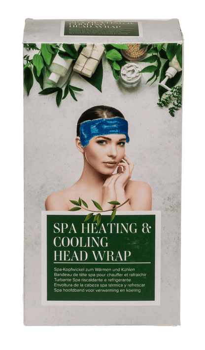 Blue Spa Heating and Cooling Head Wrap,