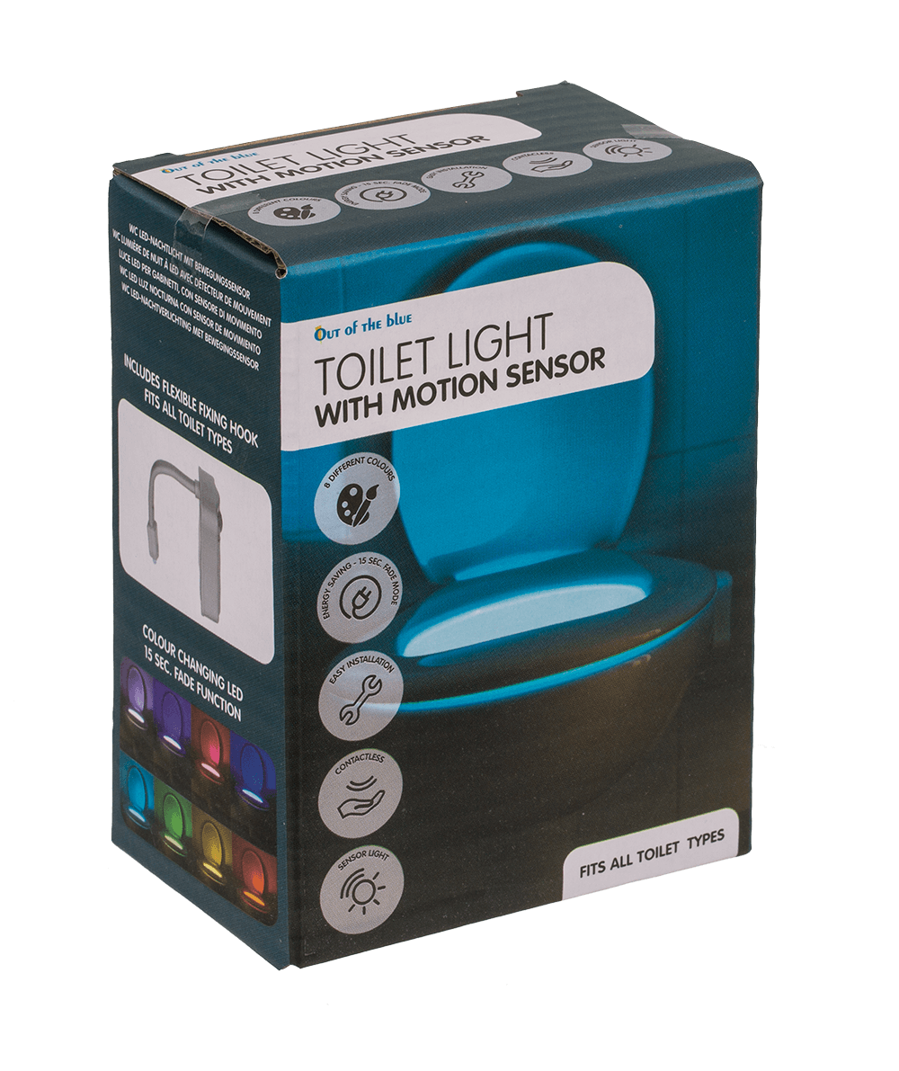 Toilet Bowl LED-Light, with motion sensor,