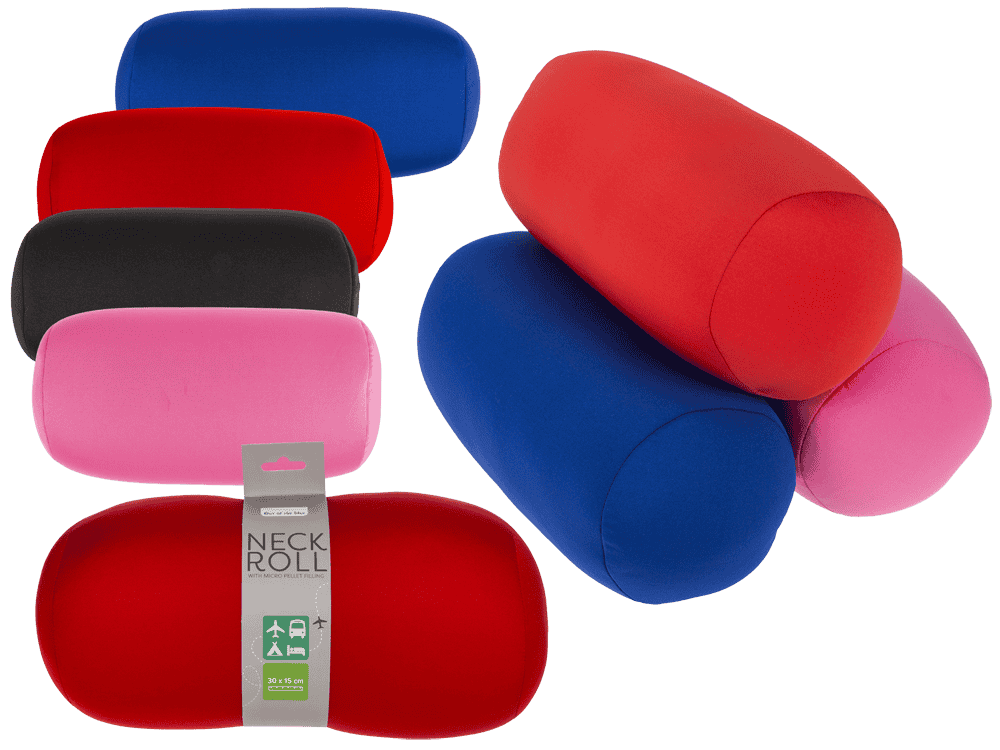 Neckroll with micro pellet filling,