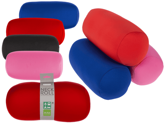 Neckroll with micro pellet filling,