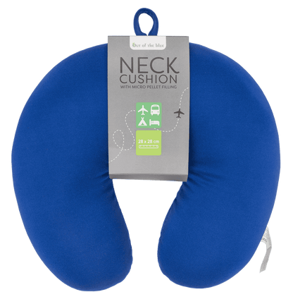 Neck cushion with micro pellet filling,