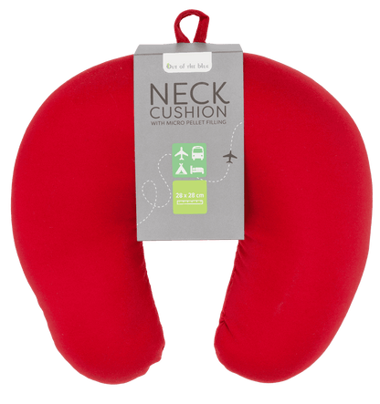 Neck cushion with micro pellet filling,