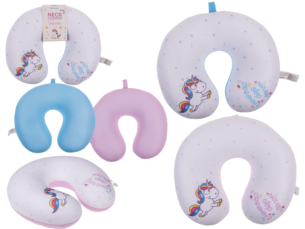 Neck cushion with micro pellet filling,