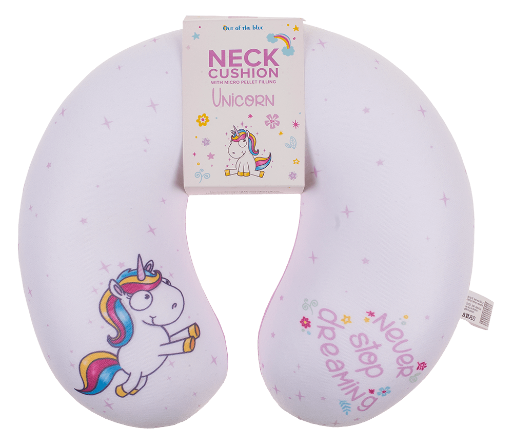 Neck cushion with micro pellet filling,