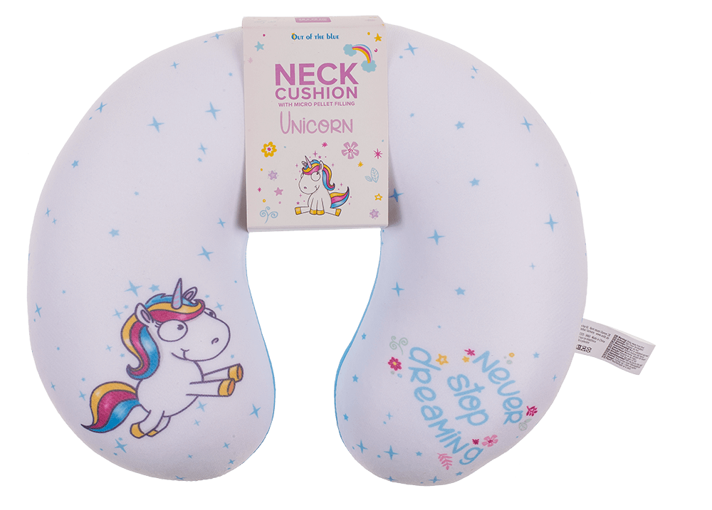 Neck cushion with micro pellet filling,