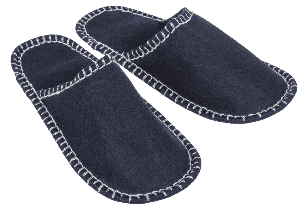 Jumbo felt slipper, Welcome,
