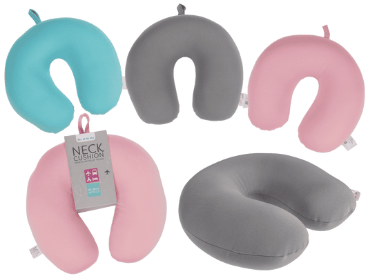 Neck cushion with micro pellet filling,