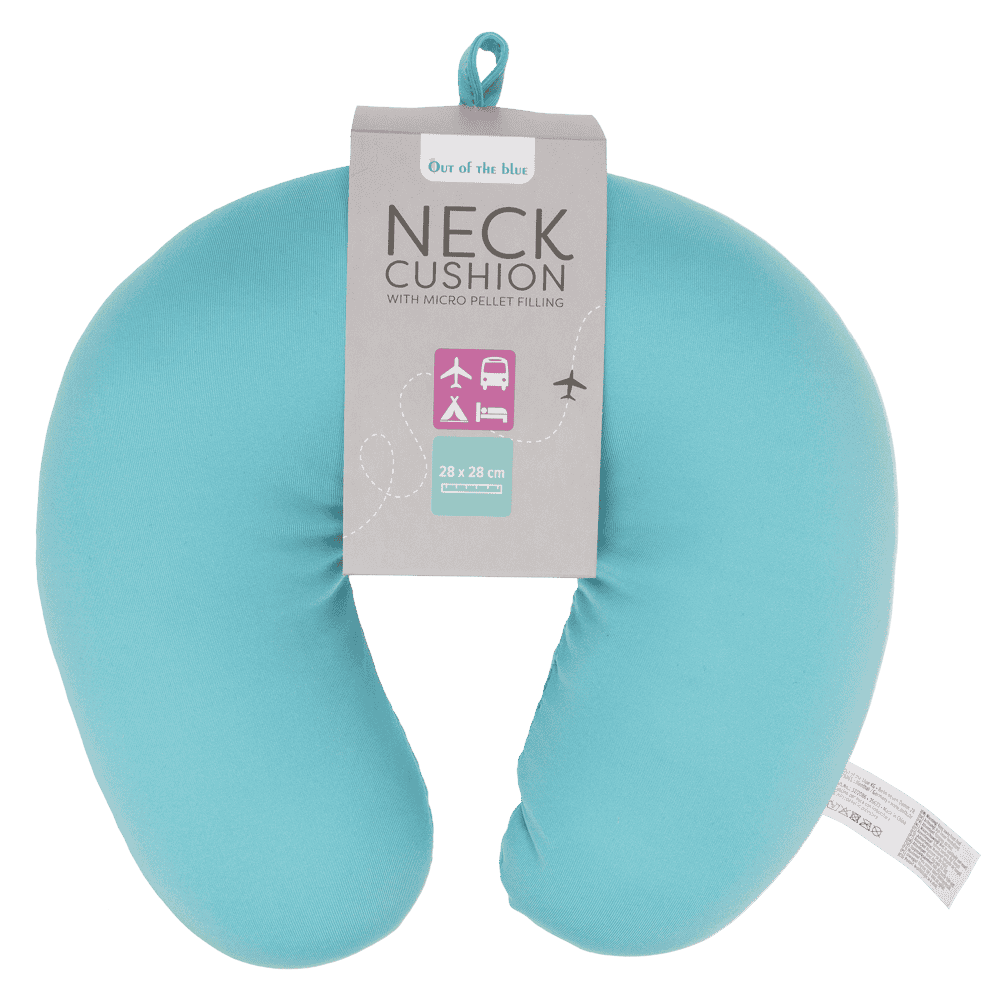 Neck cushion with micro pellet filling,