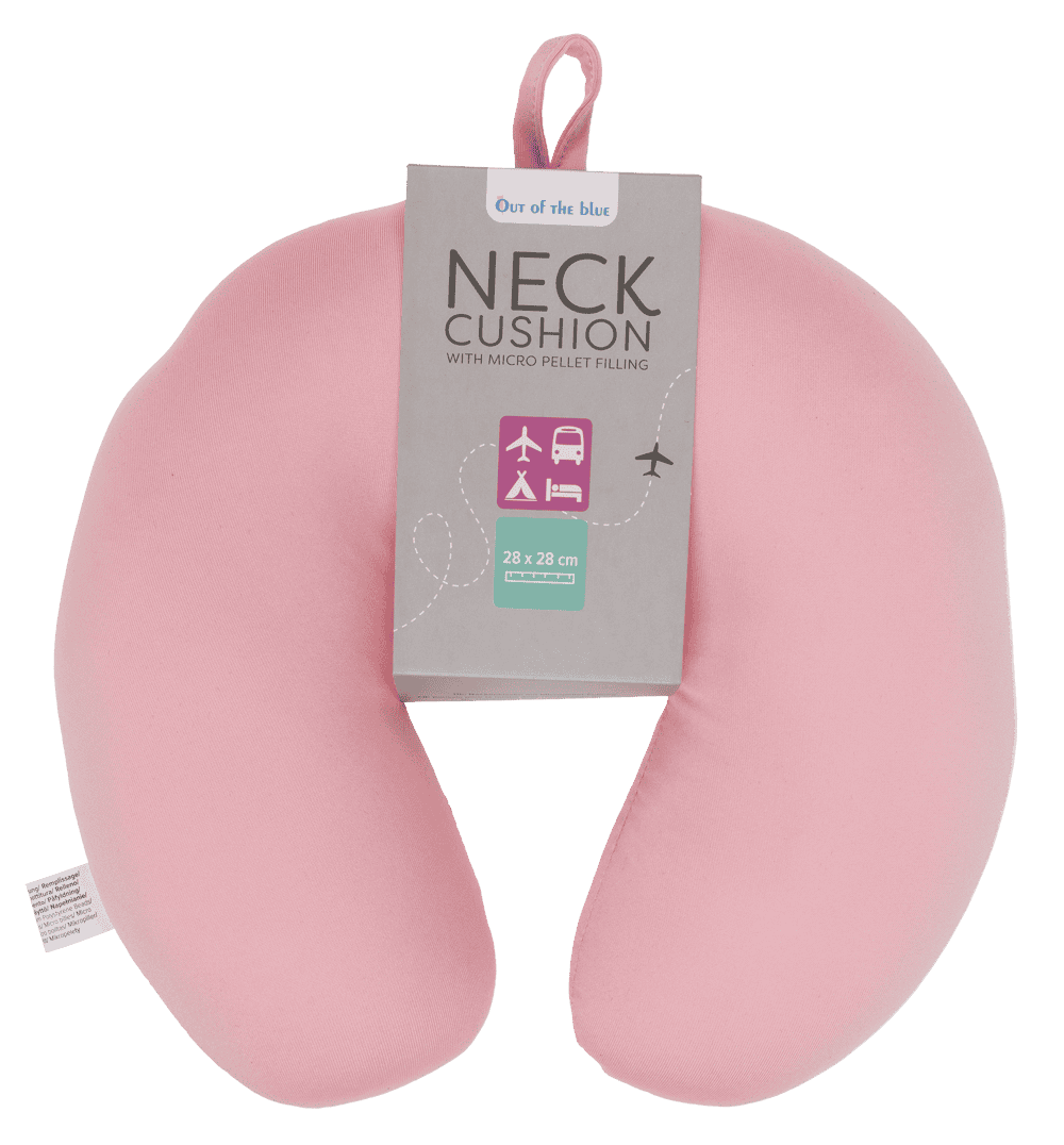 Neck cushion with micro pellet filling,