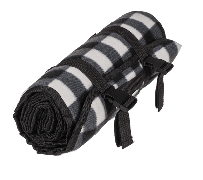 Outdoor blanket with fixing clips for bicycles,