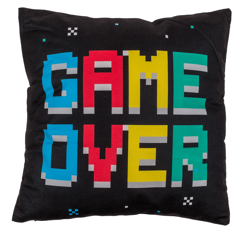 Reversible cushion, Power Up & Game Over,