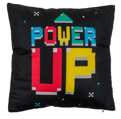 Reversible cushion, Power Up & Game Over,