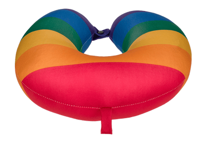 Neck cushion with micro pellet filling, Rainbow,