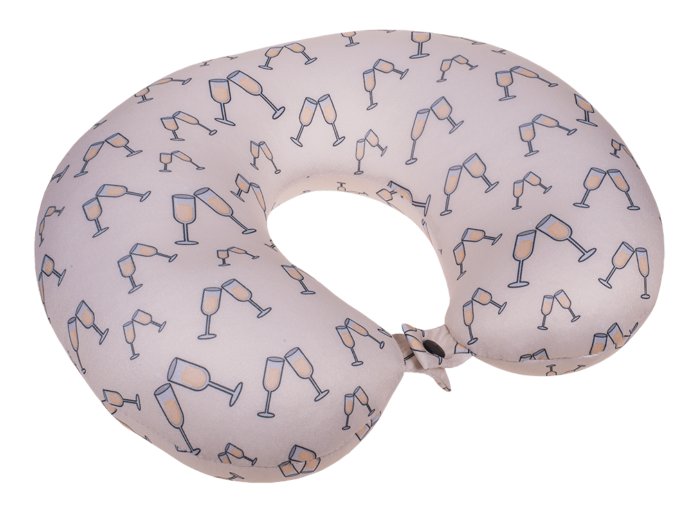 Neck cushion with micro pellet filling, Bubbles,