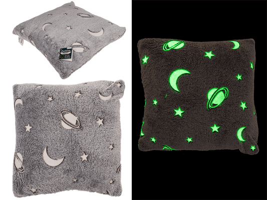 Plush cushion, planets,