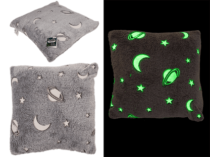 Plush cushion, planets,