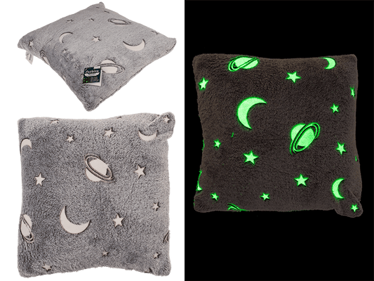 Plush cushion, planets,