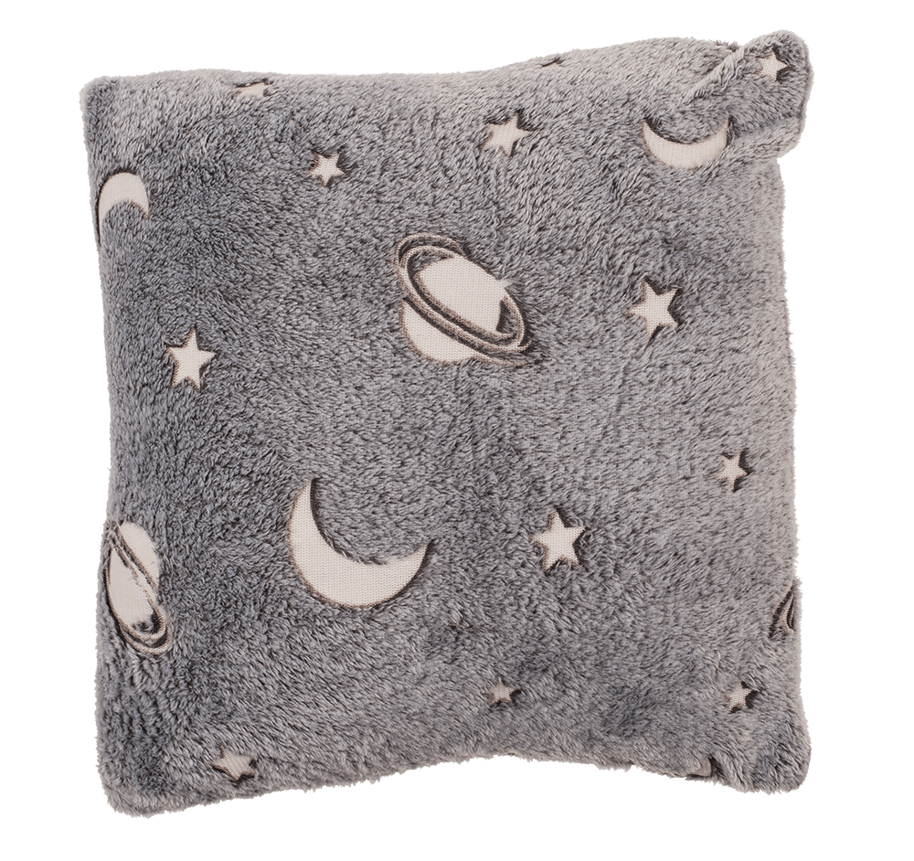 Plush cushion, planets,