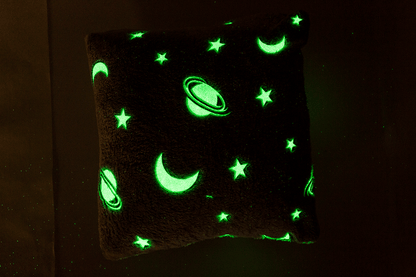 Plush cushion, planets,