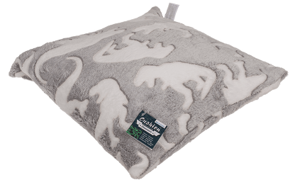 Plush cushion, dinosaur,