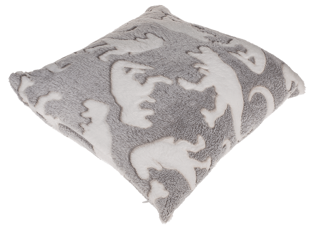 Plush cushion, dinosaur,