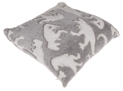 Plush cushion, dinosaur,