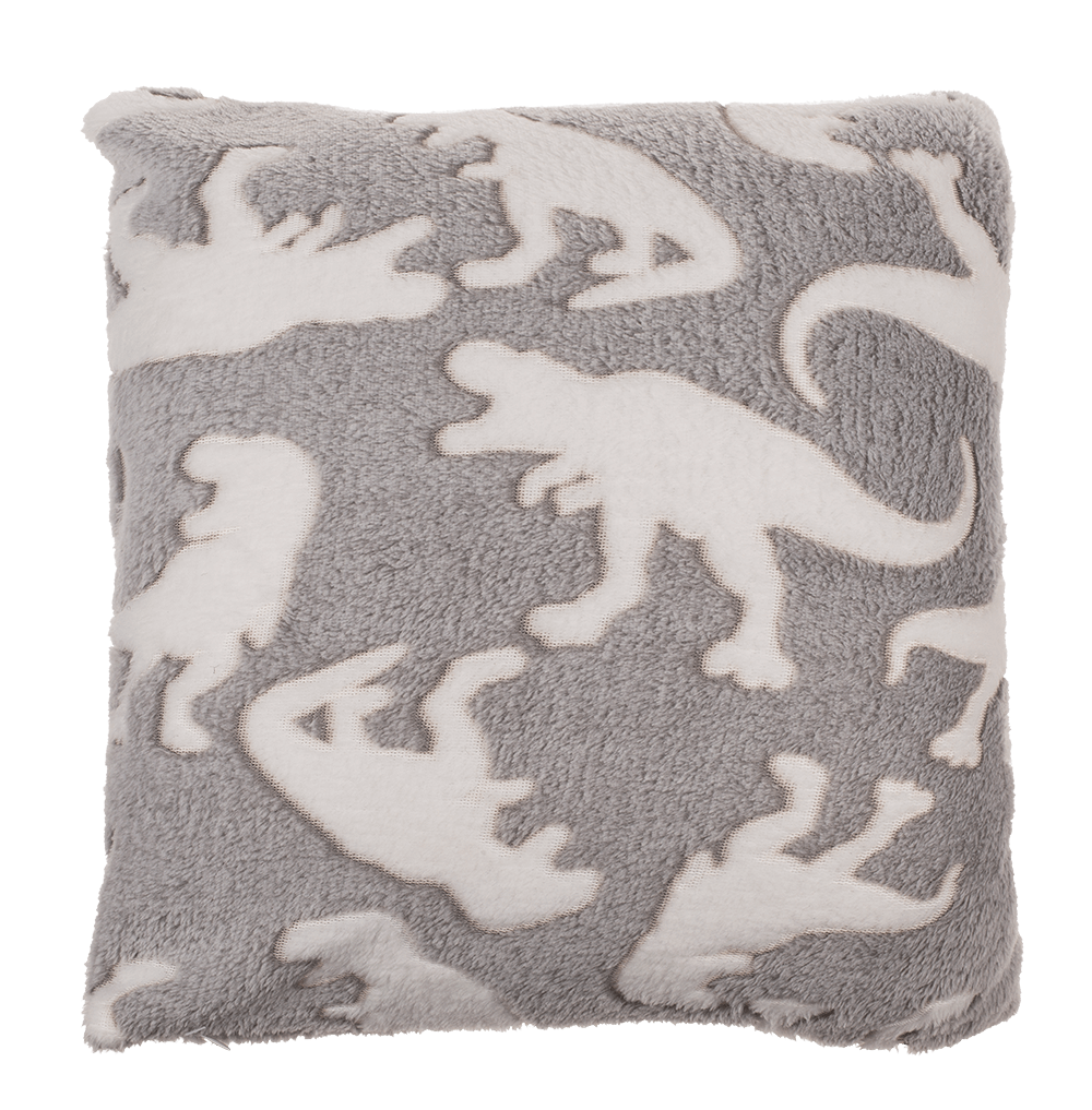 Plush cushion, dinosaur,