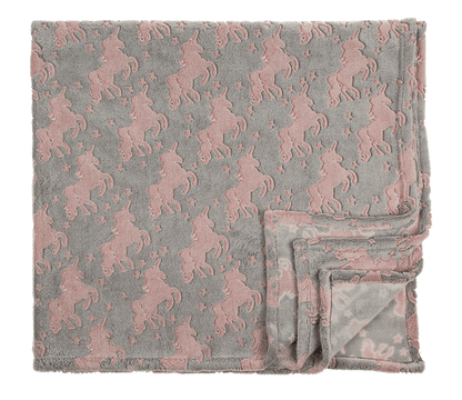 Plush blanket, Unicorn,