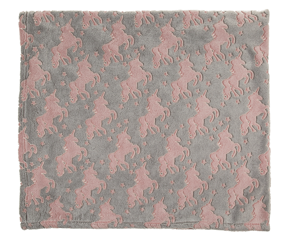 Plush blanket, Unicorn,