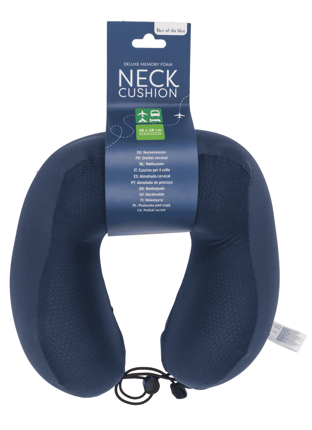 Deluxe neck cushion made of memory foam,