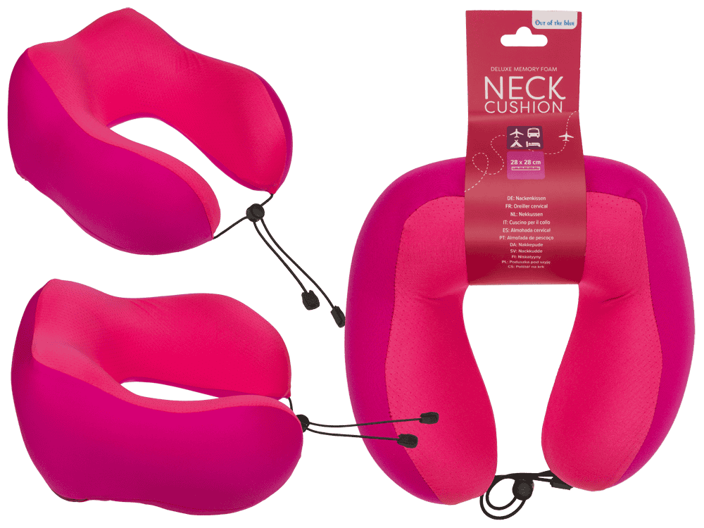 Deluxe neck cushion made of memory foam,