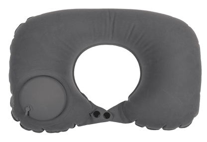 Inflatable neck cushion, with pump,