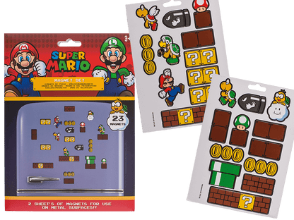 Magnets, Super Mario, set of 23