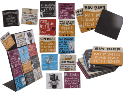 Fridge magnet, Beer and Drinking Sayings,