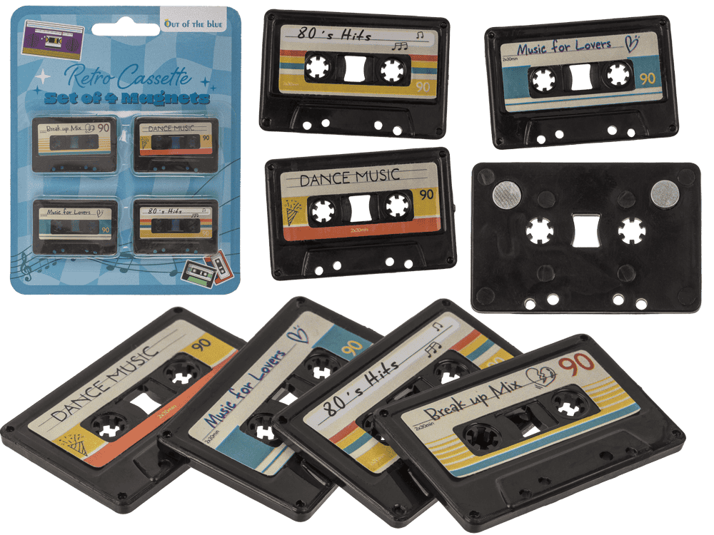 Fridge magnet, Retro Cassette,