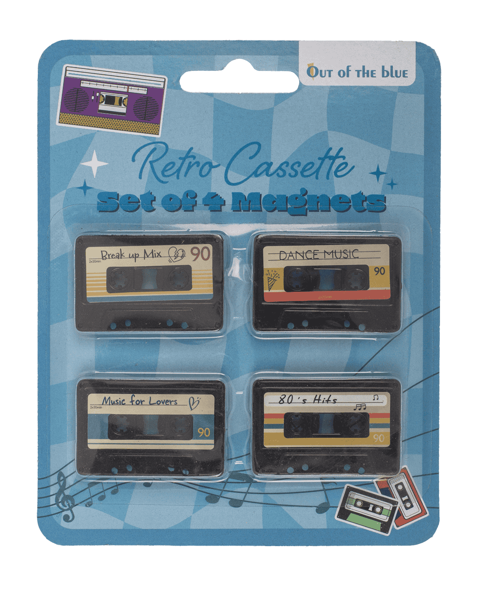 Fridge magnet, Retro Cassette,