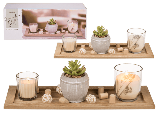 Natural coloured wooden plate,