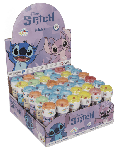 Soap bubbles with puzzle, Stitch & Angel,