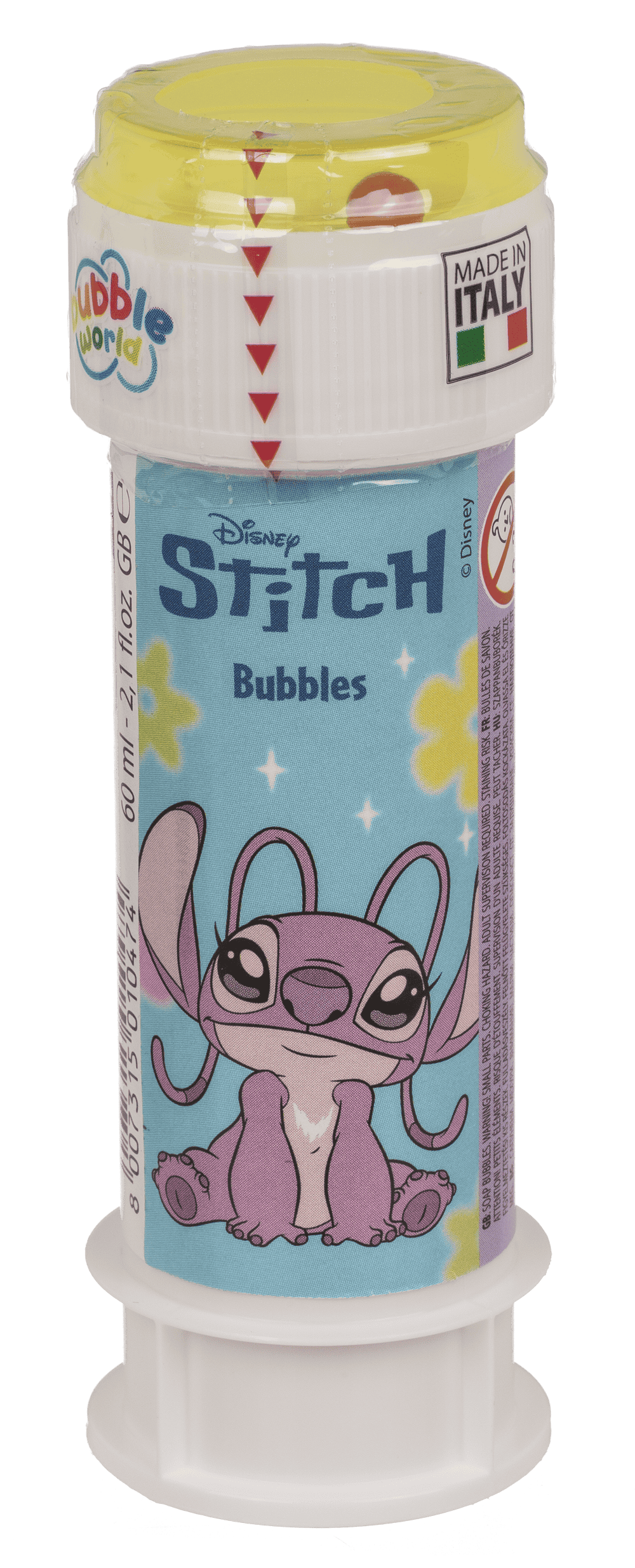 Soap bubbles with puzzle, Stitch & Angel,
