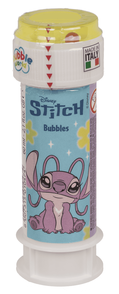 Soap bubbles with puzzle, Stitch & Angel,