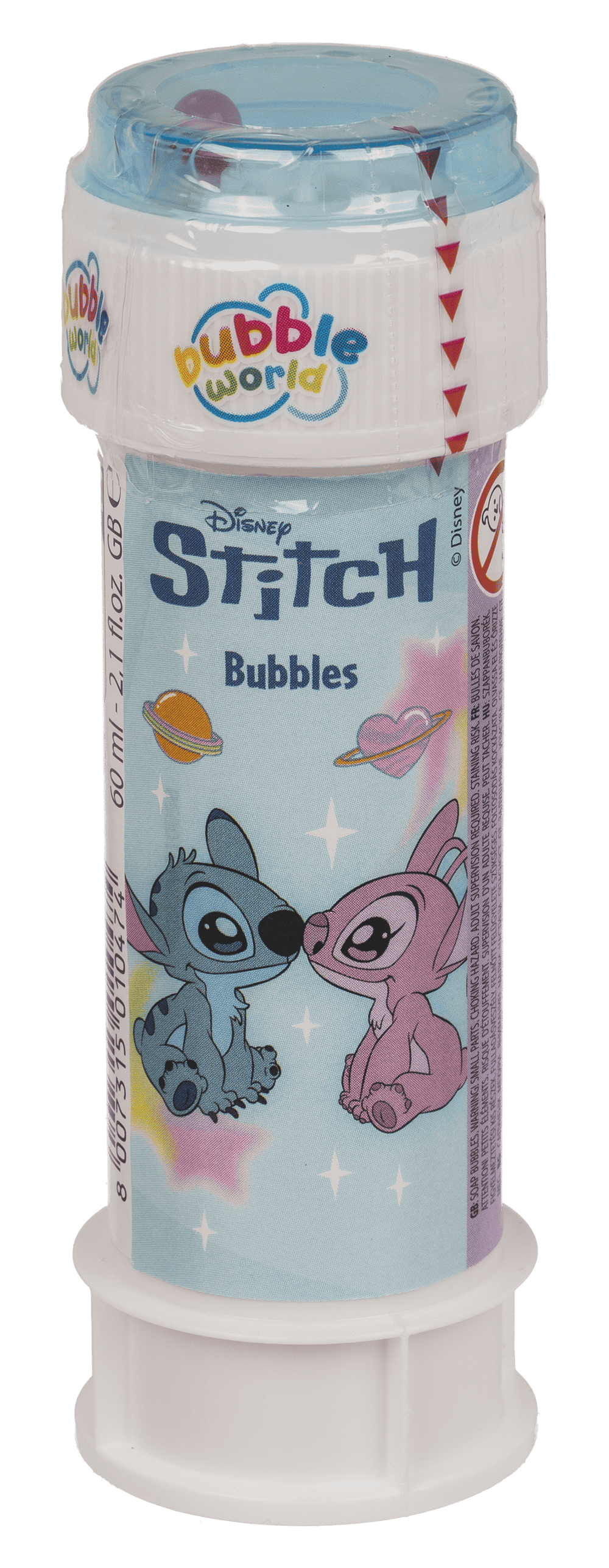 Soap bubbles with puzzle, Stitch & Angel,