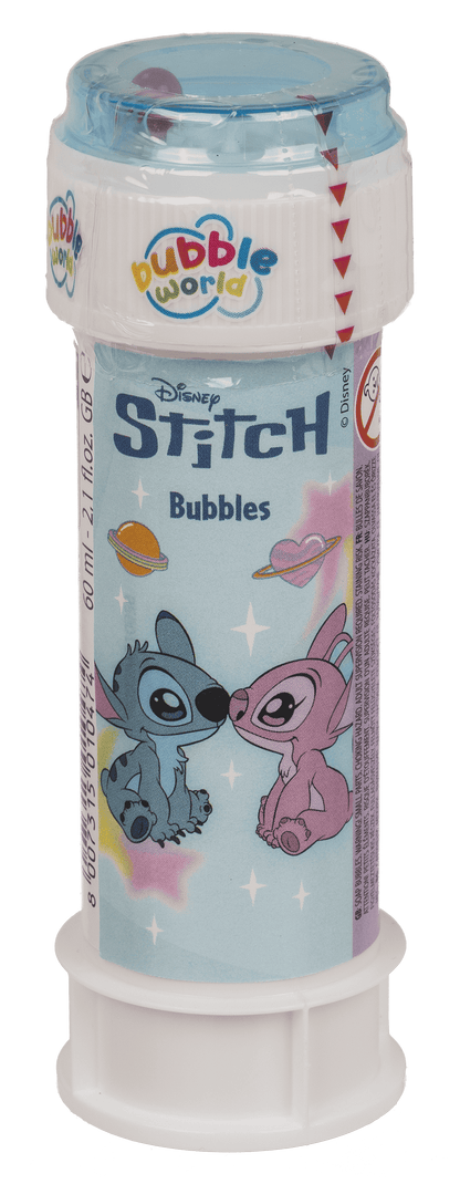 Soap bubbles with puzzle, Stitch & Angel,