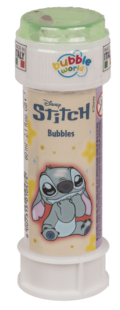 Soap bubbles with puzzle, Stitch & Angel,